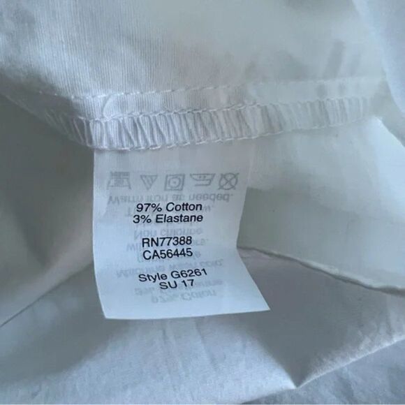 🆕 J. Crew White Ruffle Tank Top size 0 - Picture 7 of 7